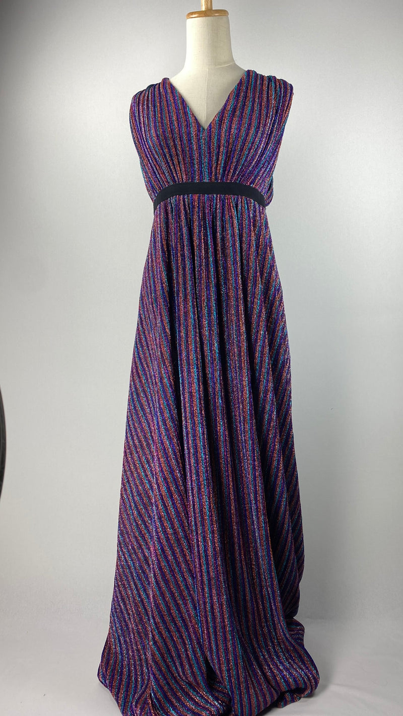 BCBG Sleevless Maxi Multicolor Evening Gown