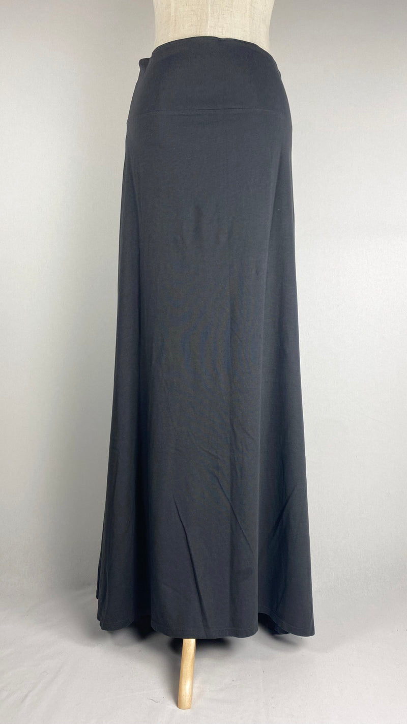 High Waist Maxi Skirt, Gray