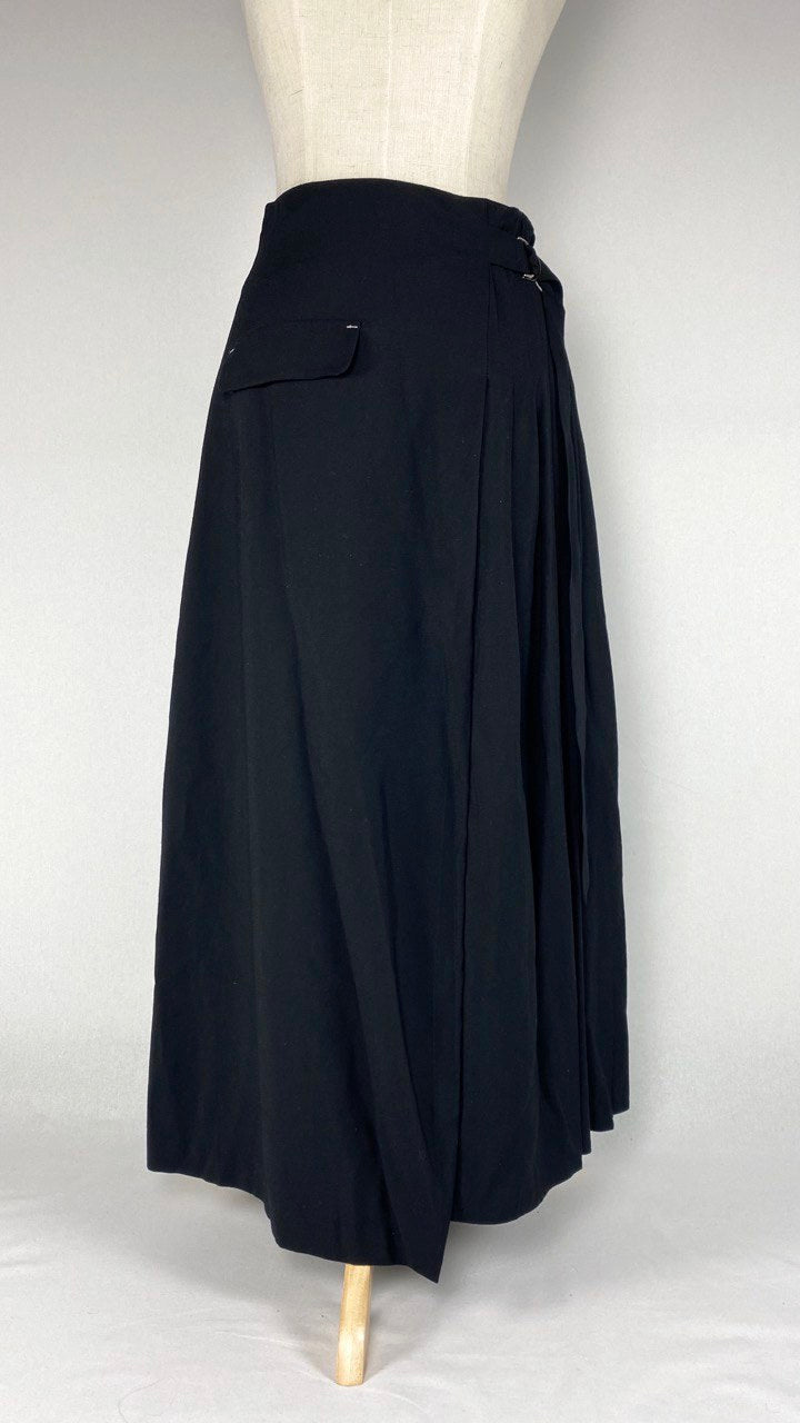 Envelope Maxi Skirt, Black