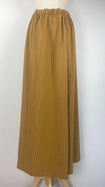 Striped Maxi Skirt, Tan