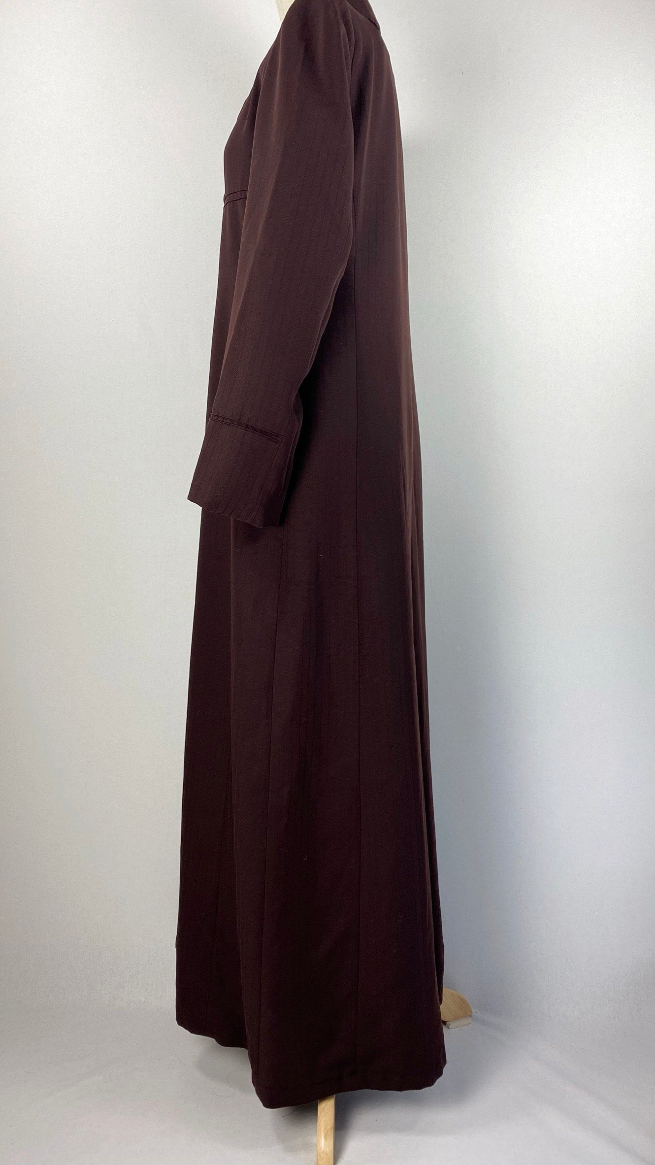 Long Sleeve Button Up Abaya+ Jilbab, Purple