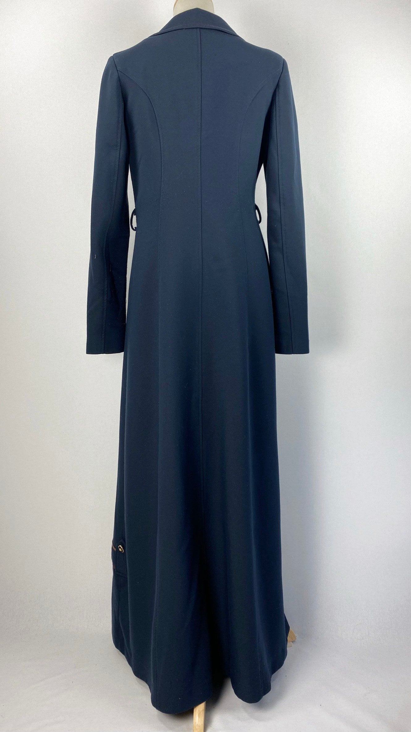 Long Sleeve Button Up Abaya+ Jilbab, Navy