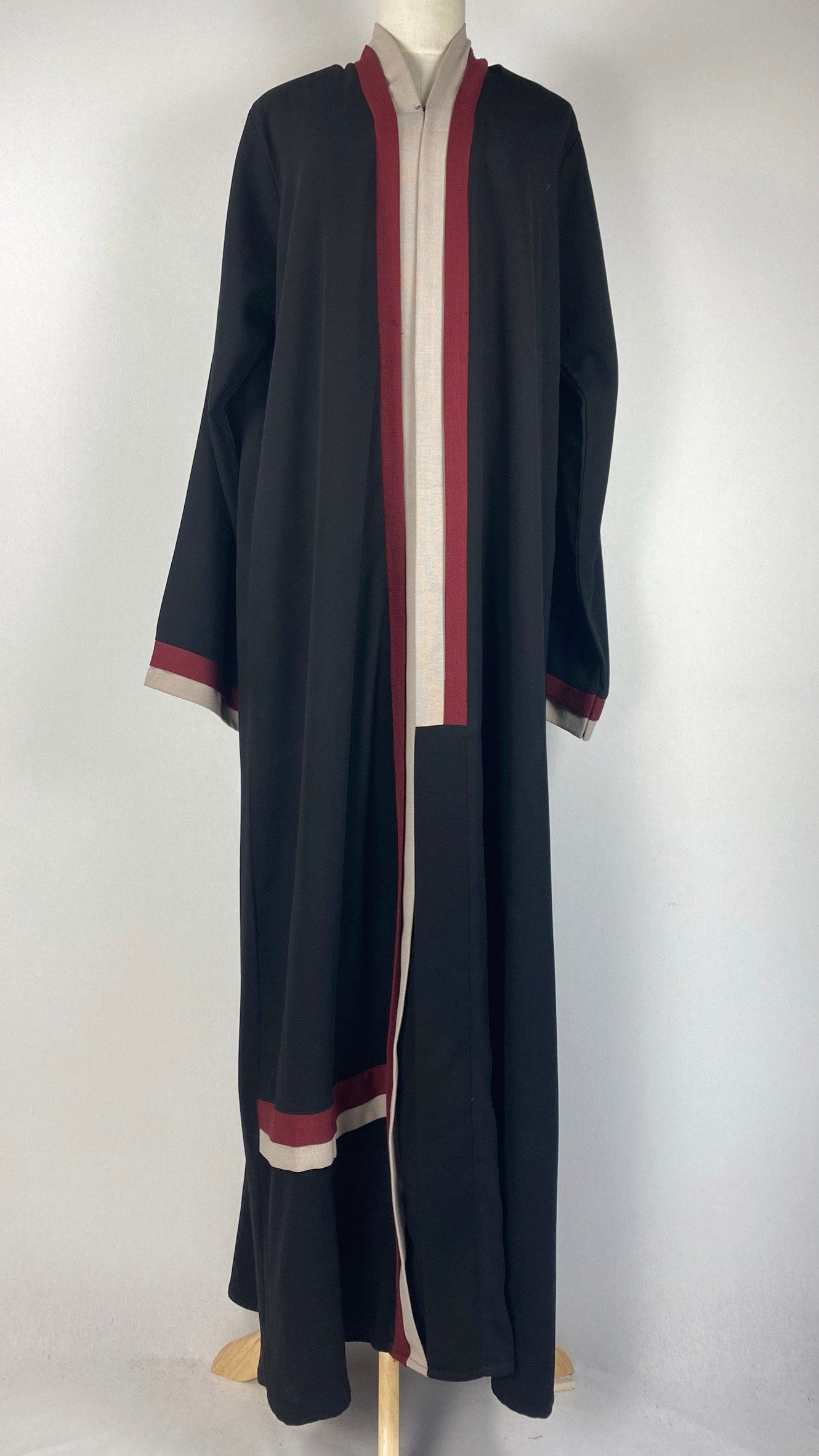 Long Sleeve Closed Abaya, Black