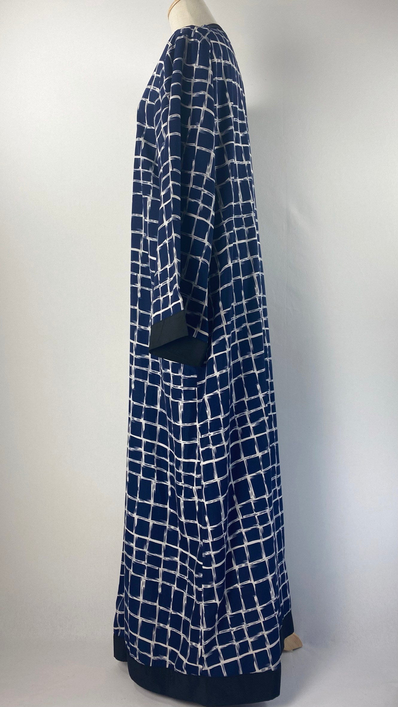 Long Sleeve Open Maxi Cardigan, Navy