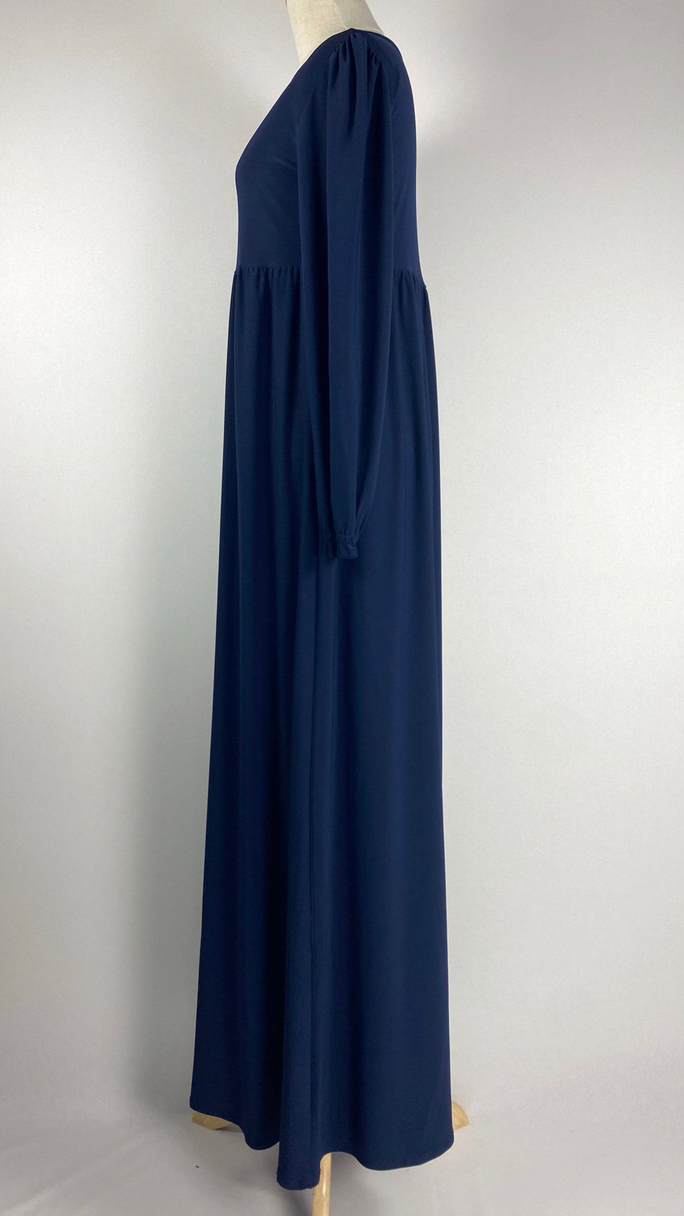 Long Sleeve Maxi Dress, Navy
