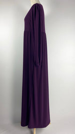 Long Sleeve Maxi Dress, Purple
