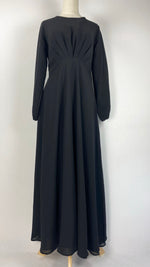 Long Sleeve Maxi Dress, Black